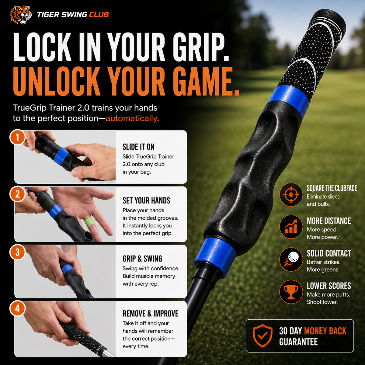 The Grip Trainer Kit + AI Golf Trainer App